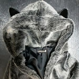 Furry Jacket with Wolf Ears